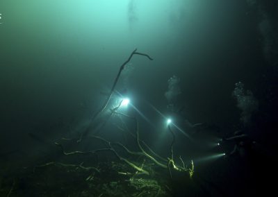 Buceo en el cenote Angelita