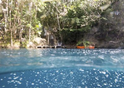 Buceo en el cenote Angelita